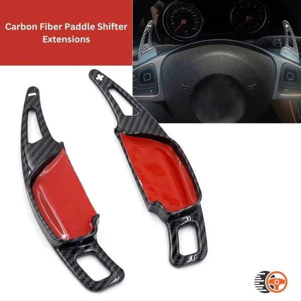 2PCS Aluminum Carbon Fiber Paddle Shifter Extensions for Haval